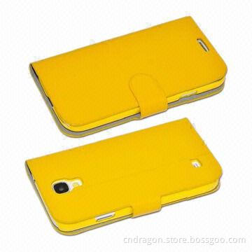 Wallet Leather Cases for Galaxy S4, OEM Orders Available